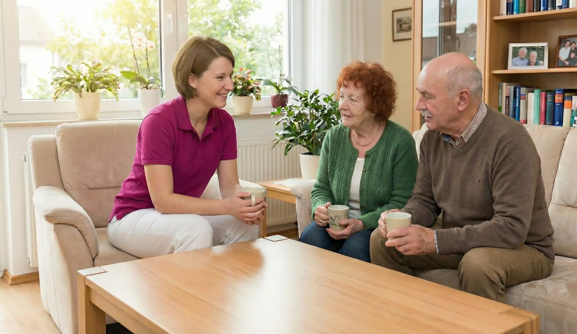 Pflegeberatung Zuhause bei den Angehörigen