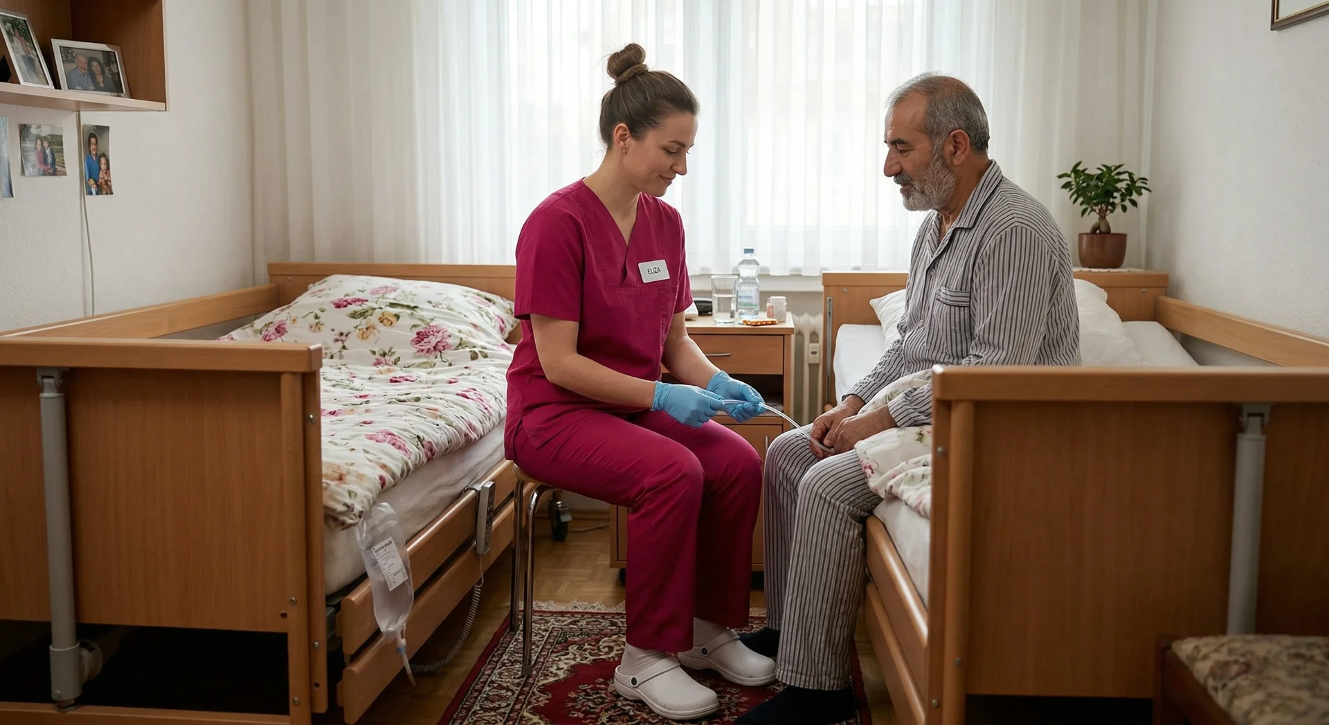 Katheterwechsel durch den Pflegedienst