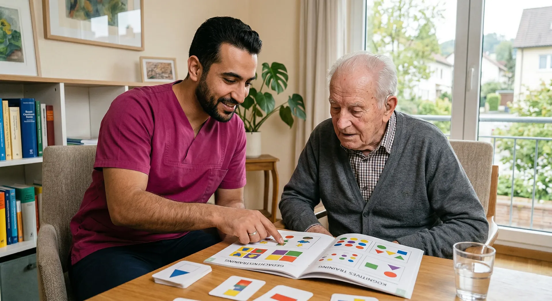 Kognitives Training durch einen Pflegedienst